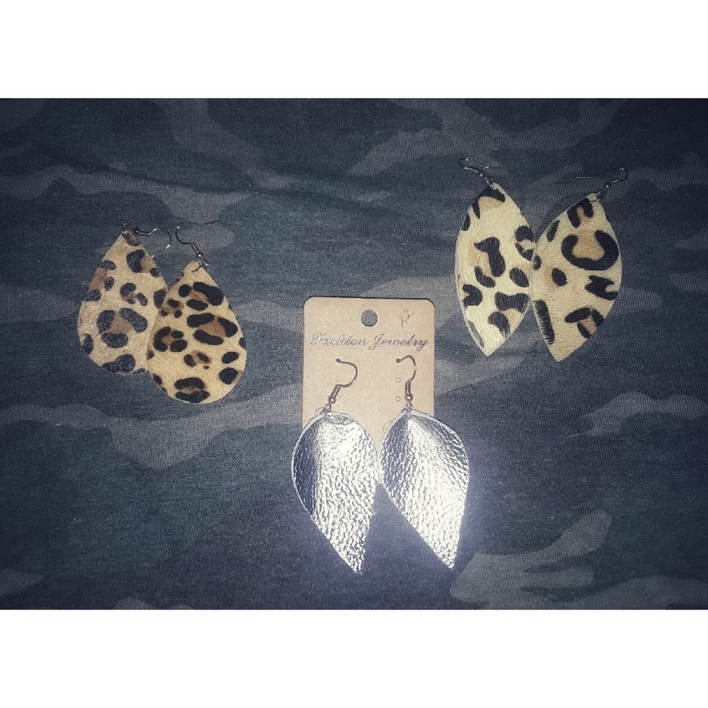 Leather earring bundle